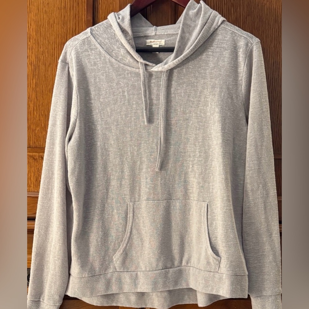 Original Weatherproof Vintage Slub Hoodie Relaxed Pullover Basics Cozy Layer